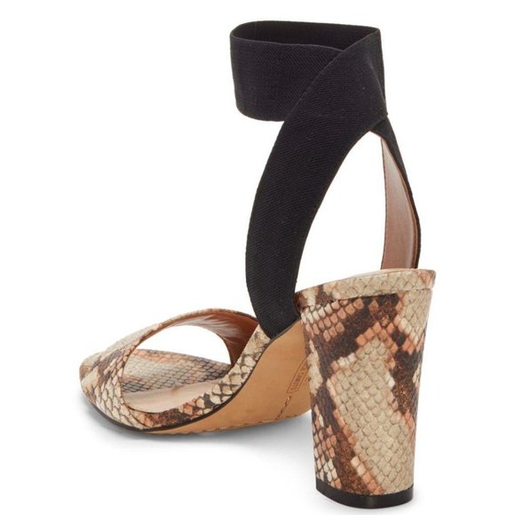 Vince Camuto Citriana Block Heel Sandal Snakeskin - Picture 3 of 12